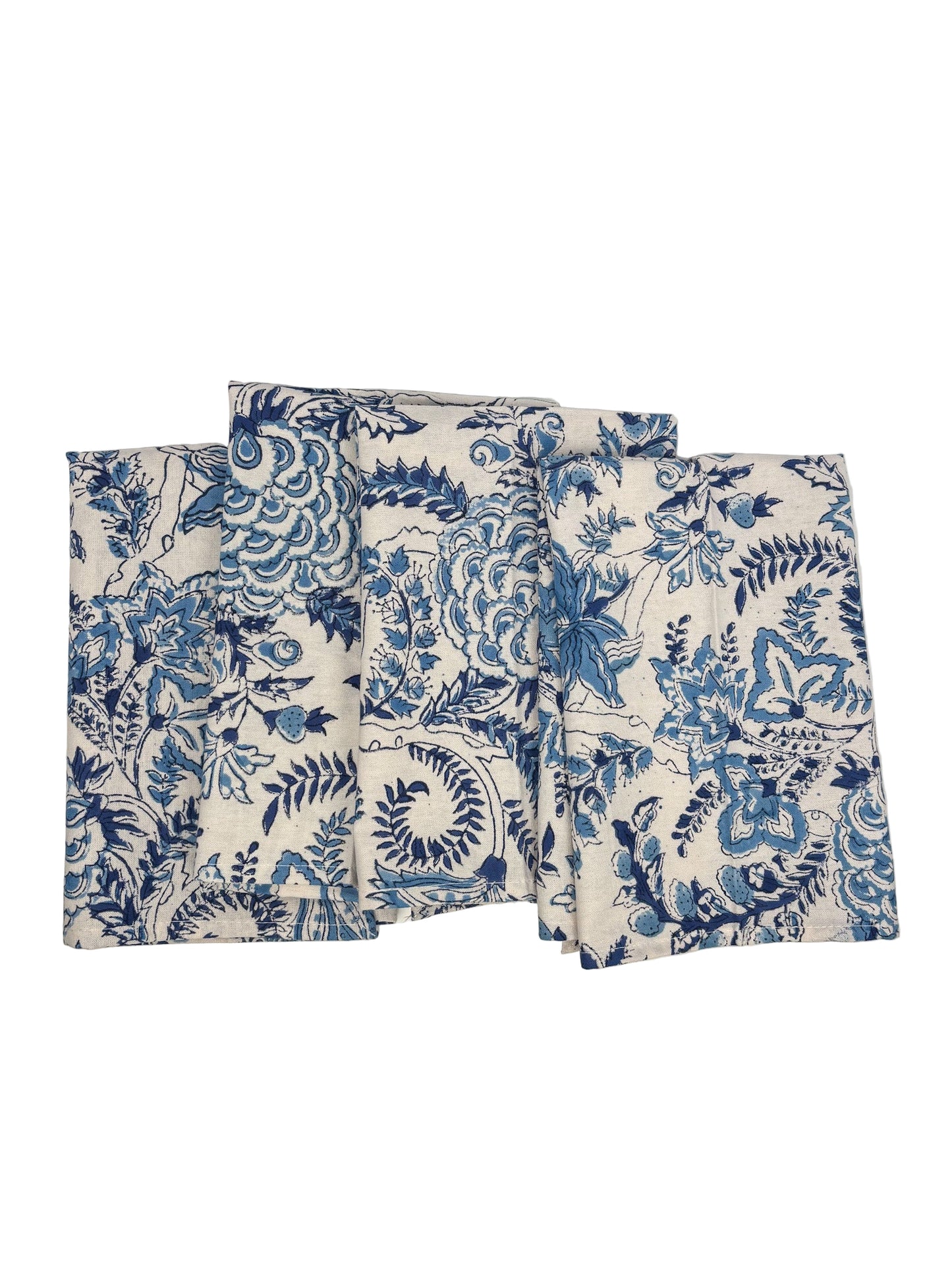Indigo Bloom Napkin, Set of 4