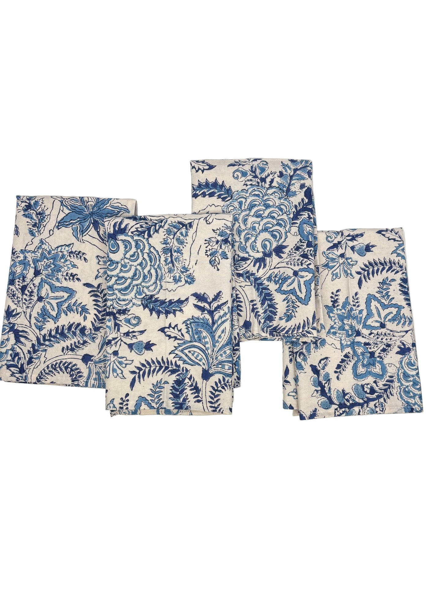 Indigo Bloom Napkin, Set of 4