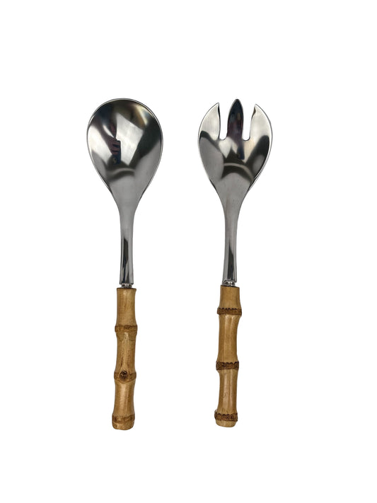 Bamboo Salad Serving Utensils