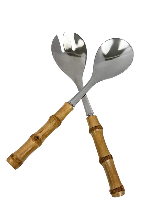 Bamboo Salad Serving Utensils