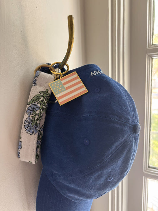American Flag Keychain