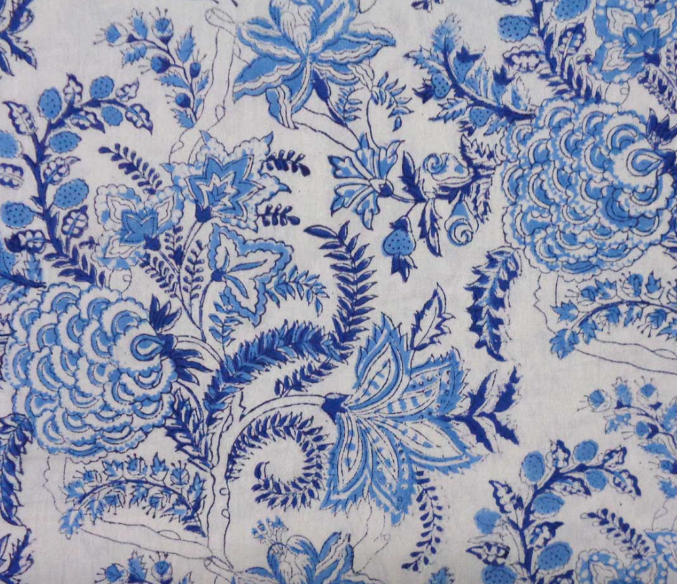 Indigo Bloom Tablecloth