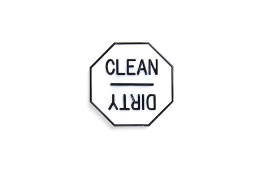 Clean or Dirty Dishwasher Magnet, 2.5" x 2.5"